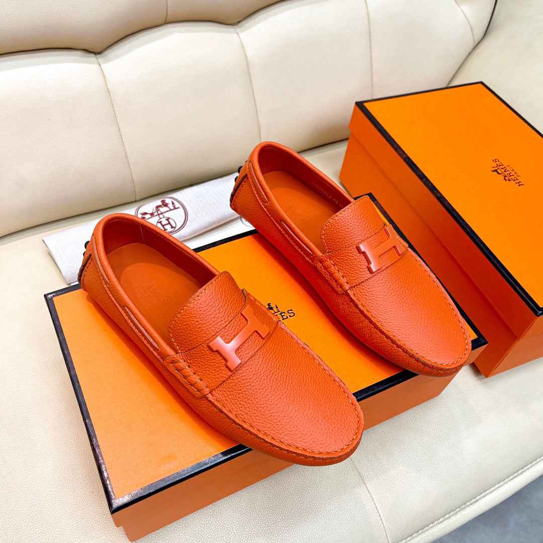 Leather Driver Loafers for Men – Classic Slip-On Shoes Available in Multiple Colors