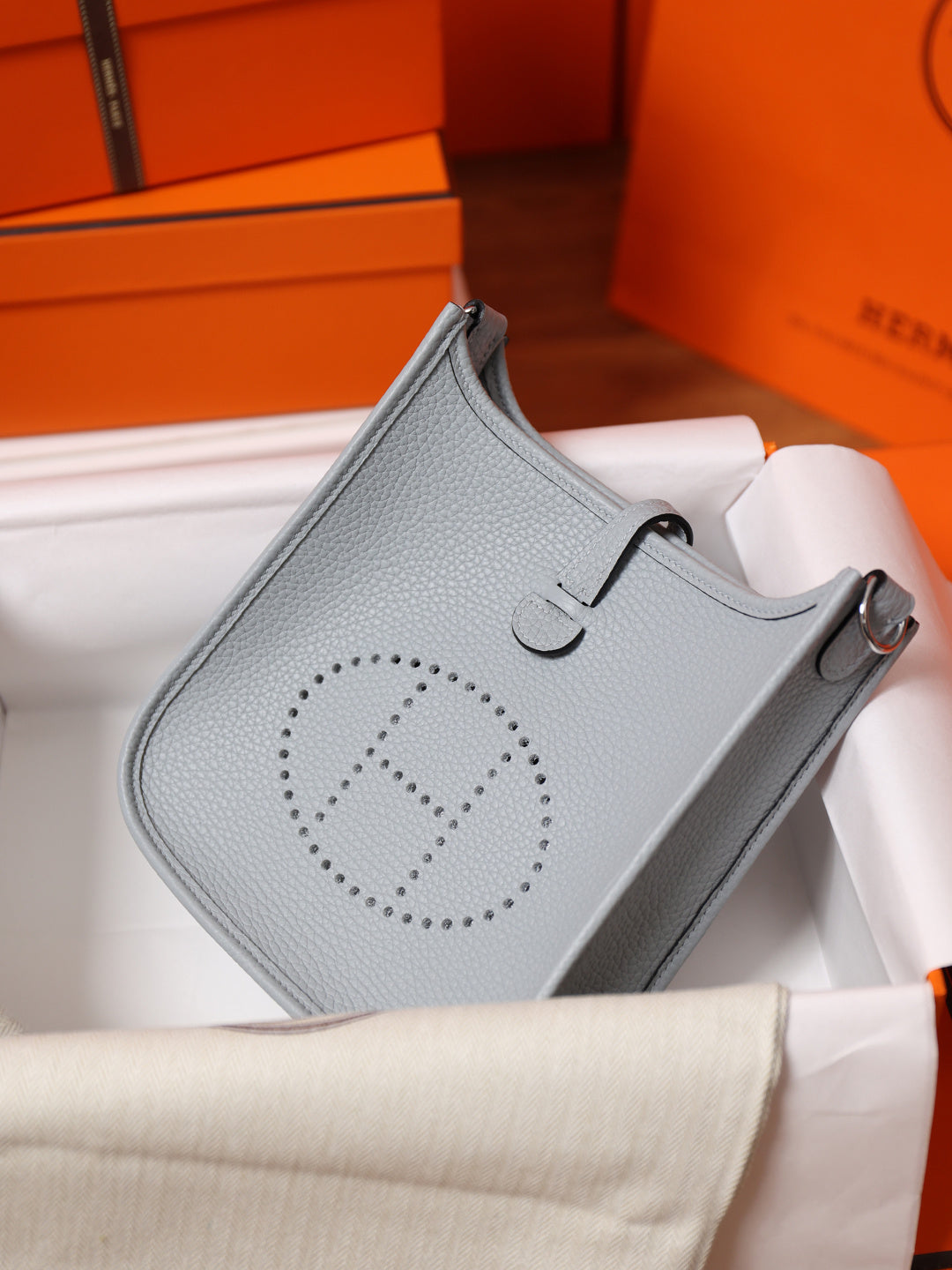 Mini Evelyne TPM Bag – Gris Pantin3