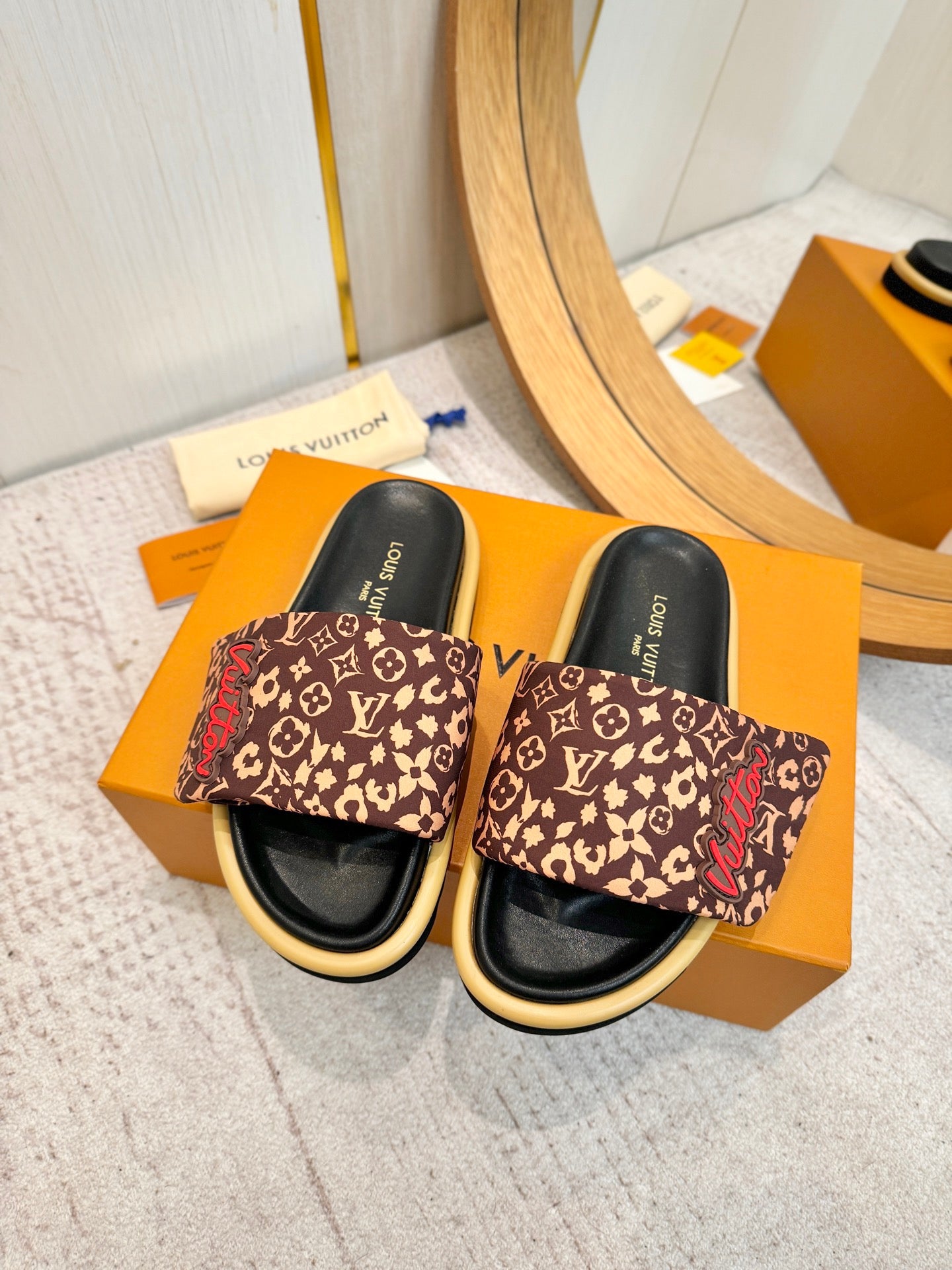 Monogram Comfort Slides 