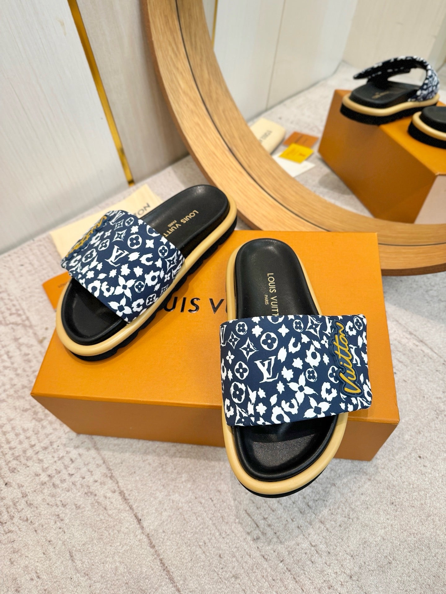 Monogram Comfort Slides 