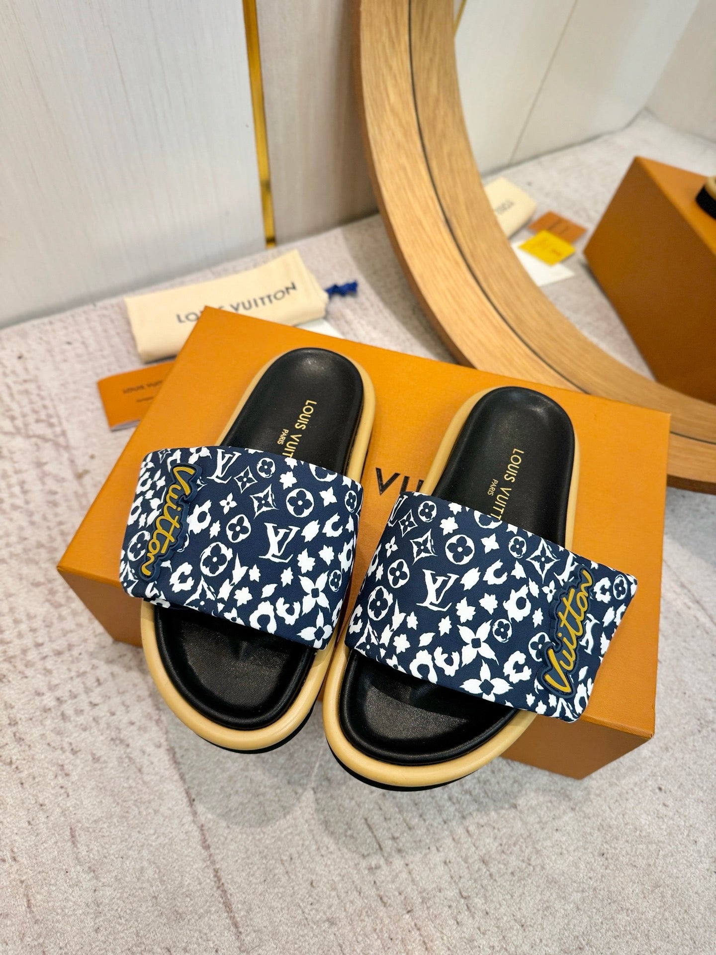 Monogram Comfort Slides 