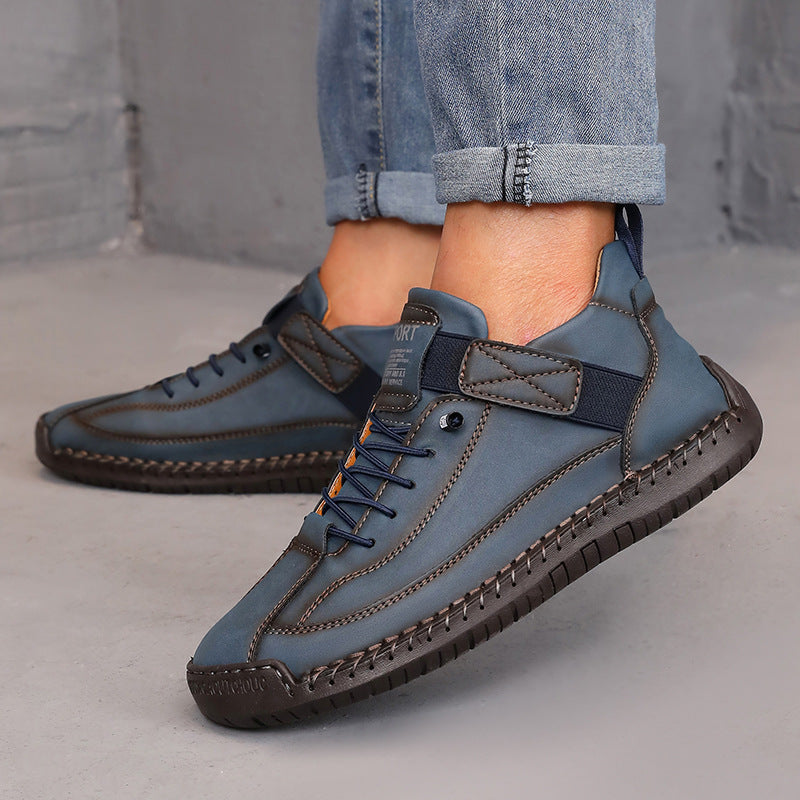 Women’s Color Matching Leather Boots