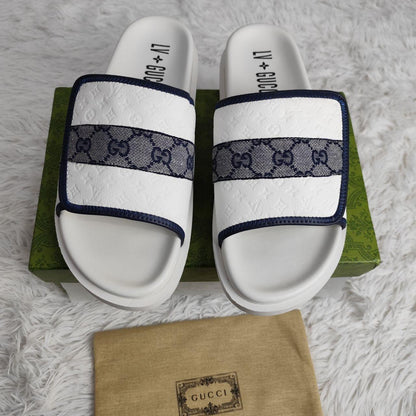 Monogram Comfort Slides  Custom