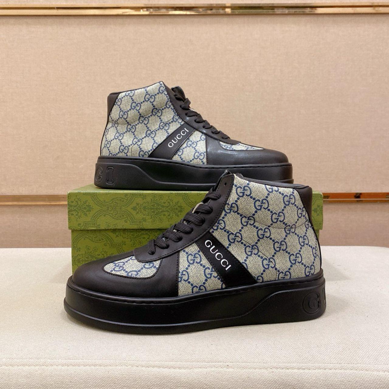 Pattern High-Top Sneakers Custom