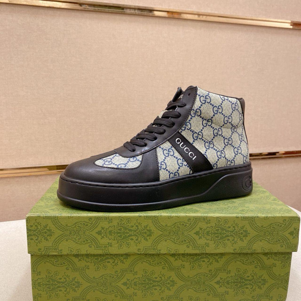 Pattern High-Top Sneakers Custom