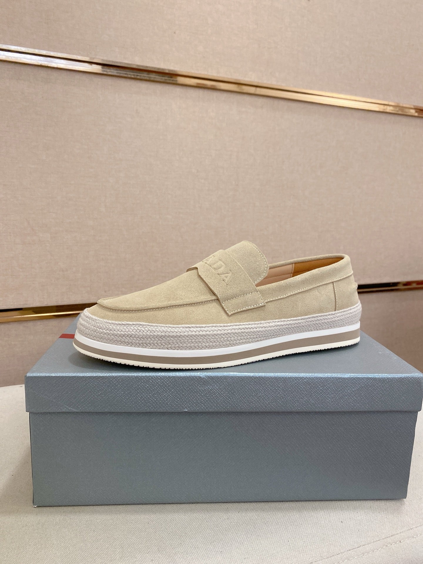 Premium Suede Platform Loafers