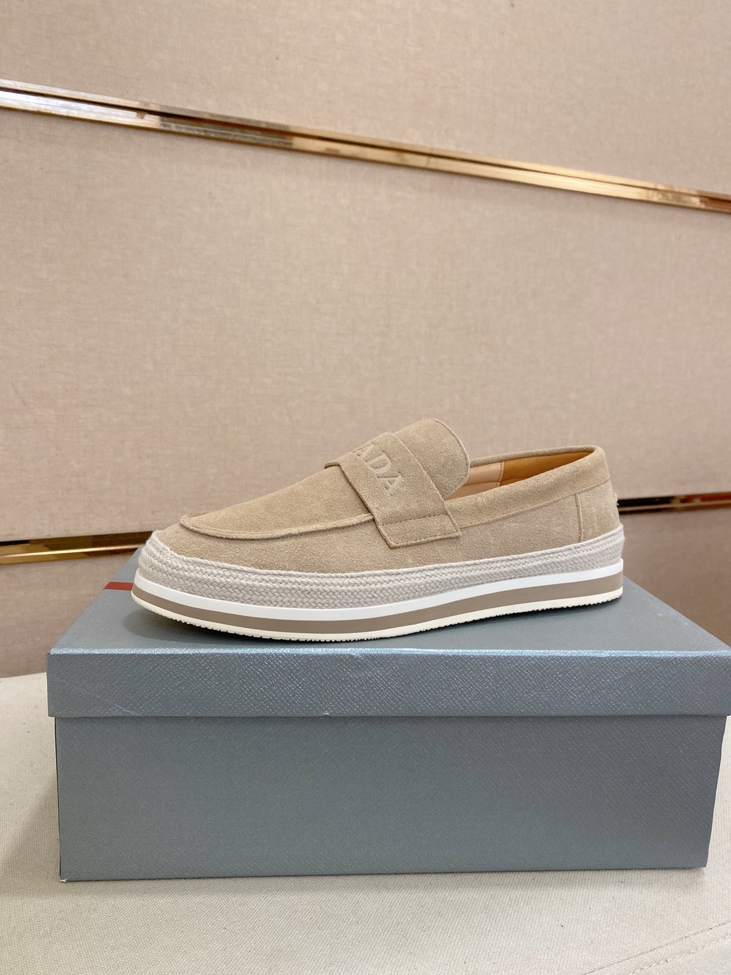 Premium Suede Platform Loafers