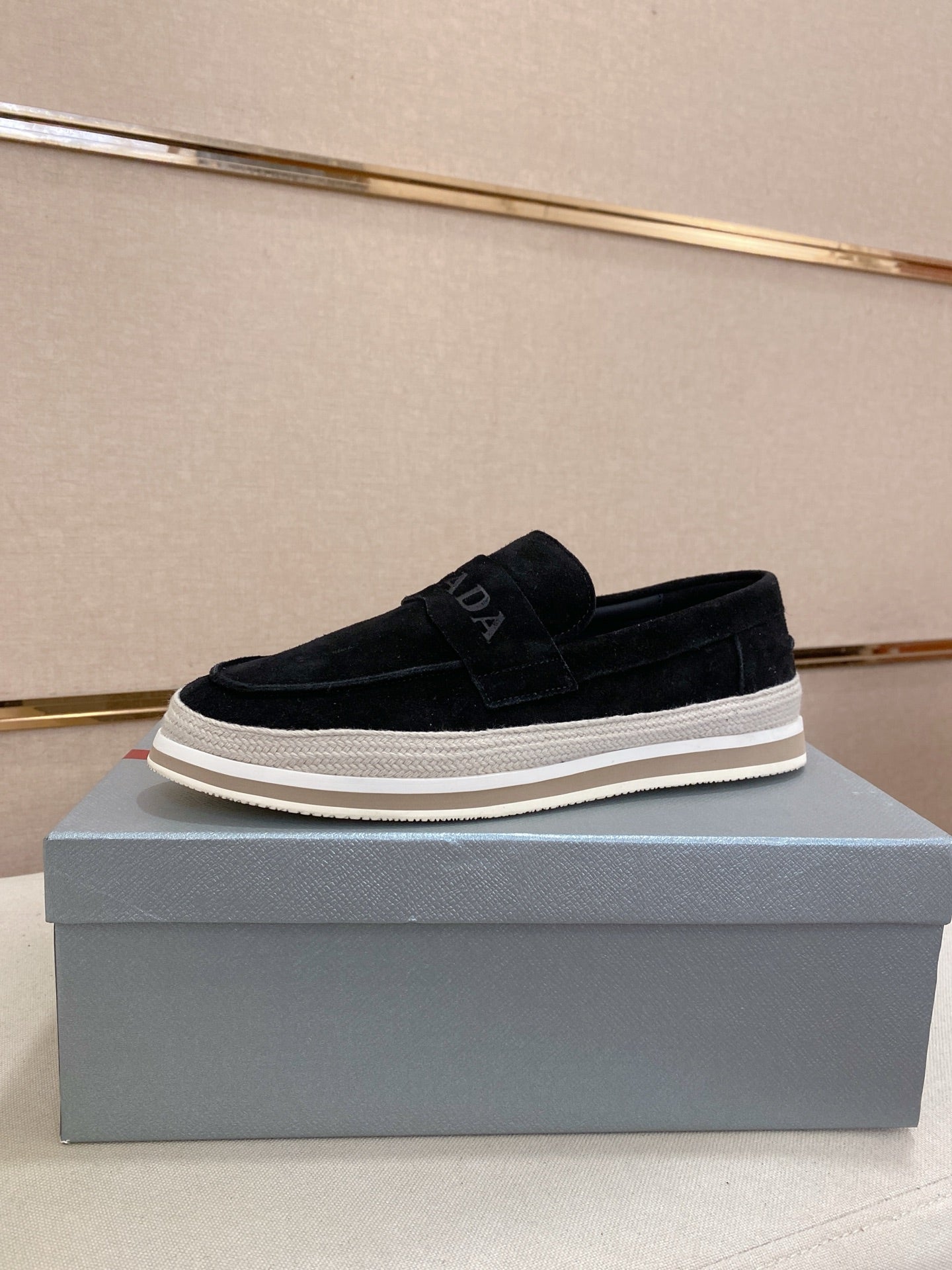 Premium Suede Platform Loafers