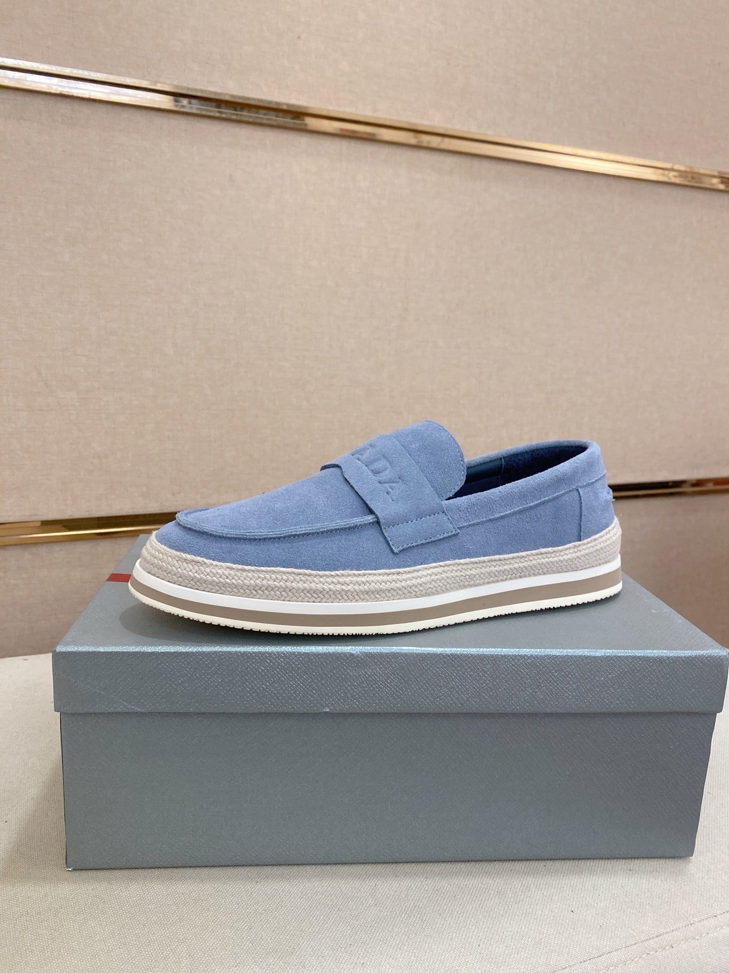 Premium Suede Platform Loafers
