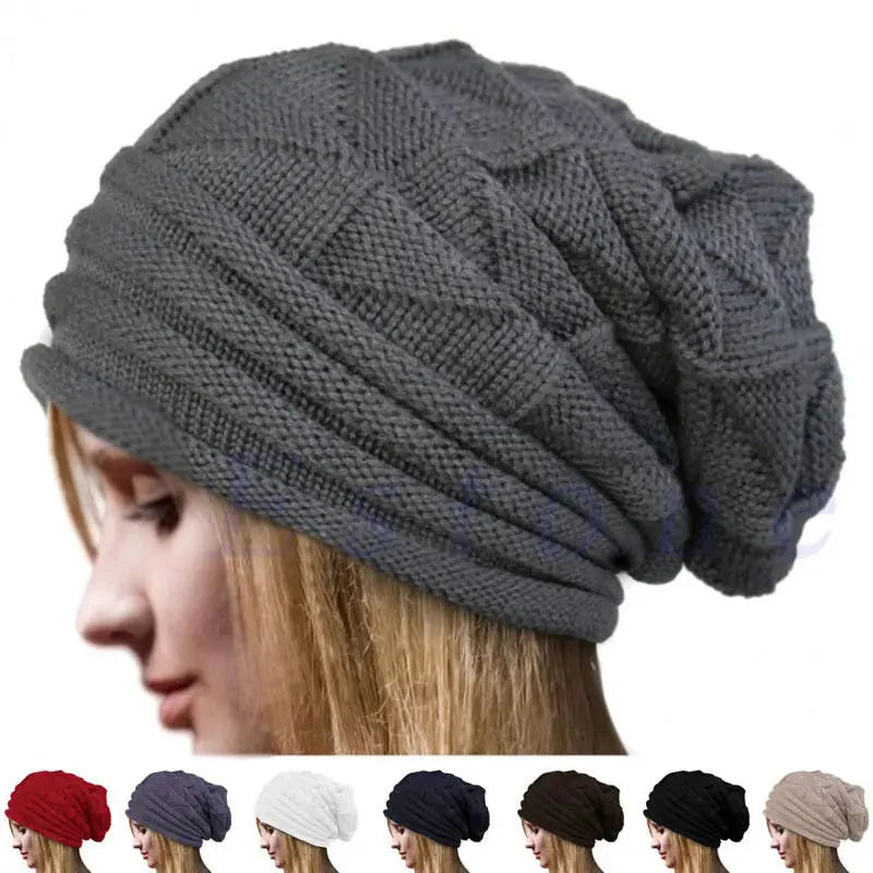 Oversized Slouchy Knitted Beanie