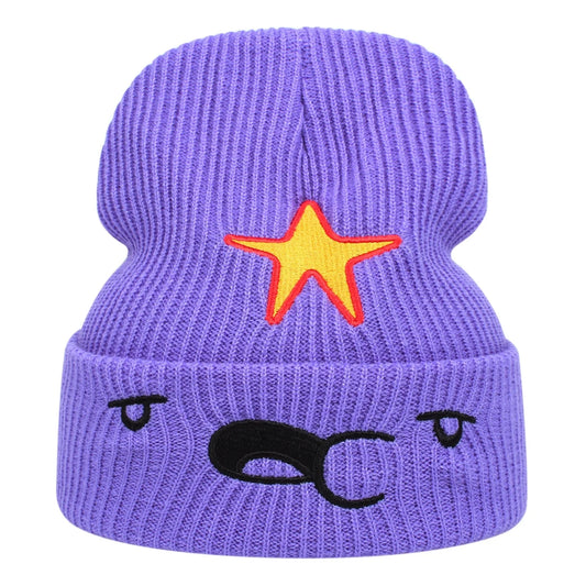 Embroidered Woolen Winter Pullover Hat