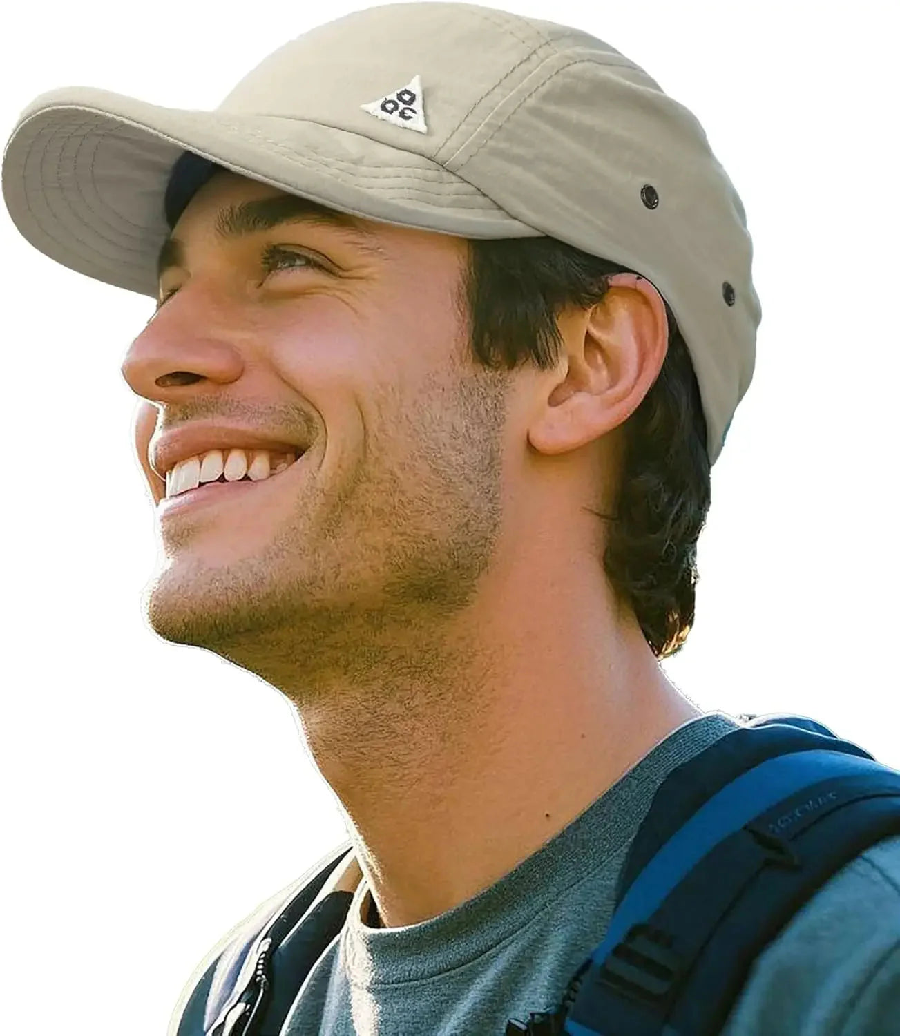 Summer Trucker Cap – 5-Panel Baseball Hat with Short Brim