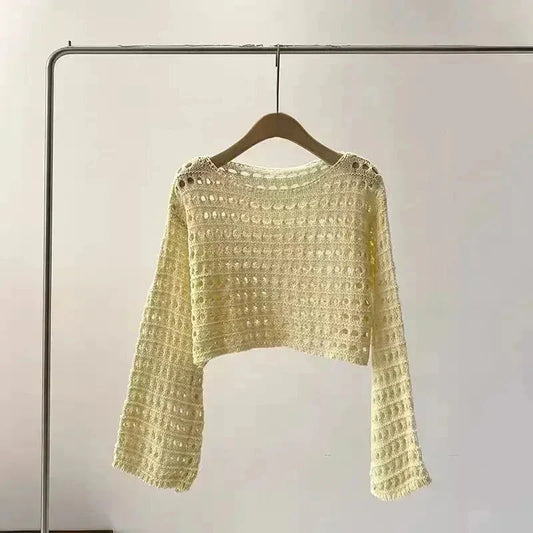 Women’s crochet knit beach cover up