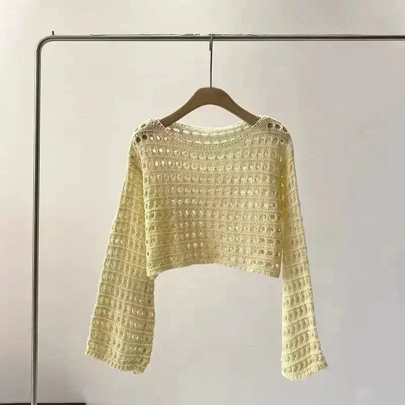 Women’s crochet knit beach cover up