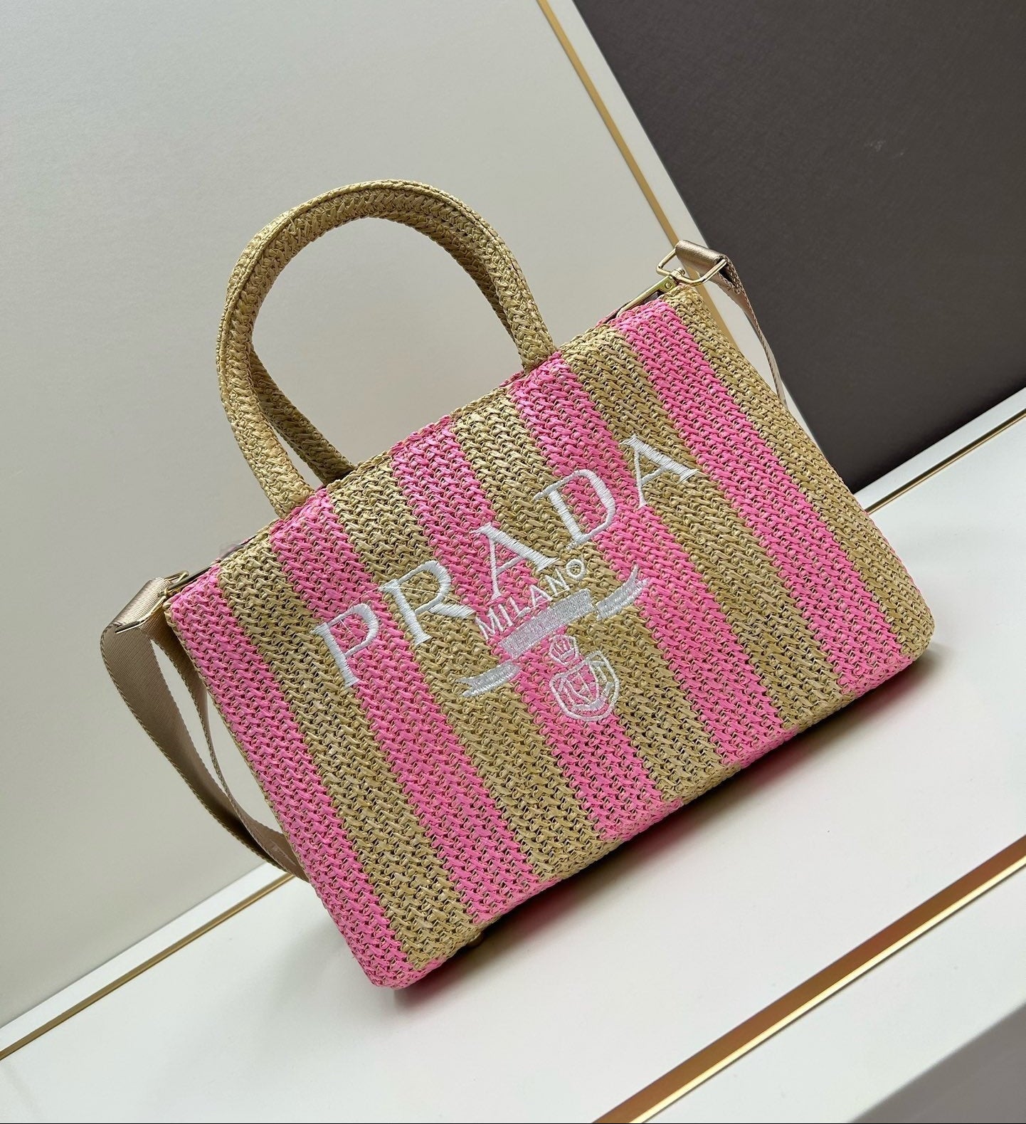 Small Crochet Tote Bag – Natural Beige k