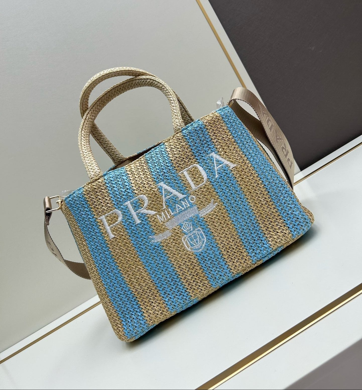 Small Crochet Tote Bag – Natural Beigeb