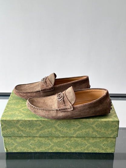 Suede Driver Loafers – Slip-On