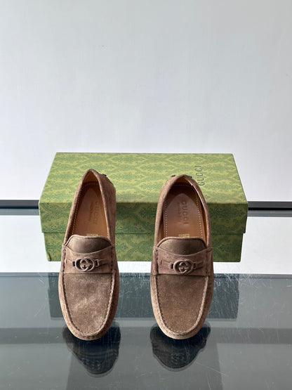 Suede Driver Loafers – Slip-On