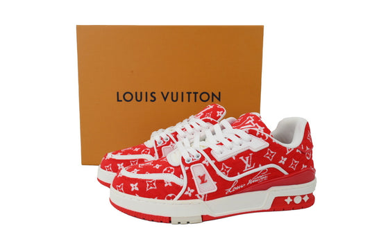 Trainer Sneaker – Red Textile