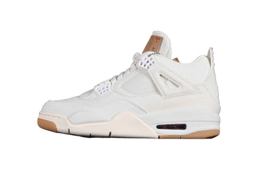 “White Denim Crossover Retro Sneaker – Style AO2571-100” - TruVybe Essentials