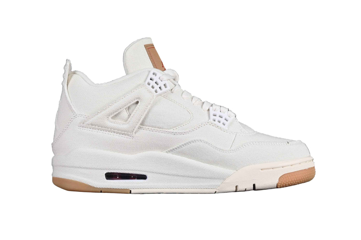 “White Denim Crossover Retro Sneaker – Style AO2571-100” - TruVybe Essentials