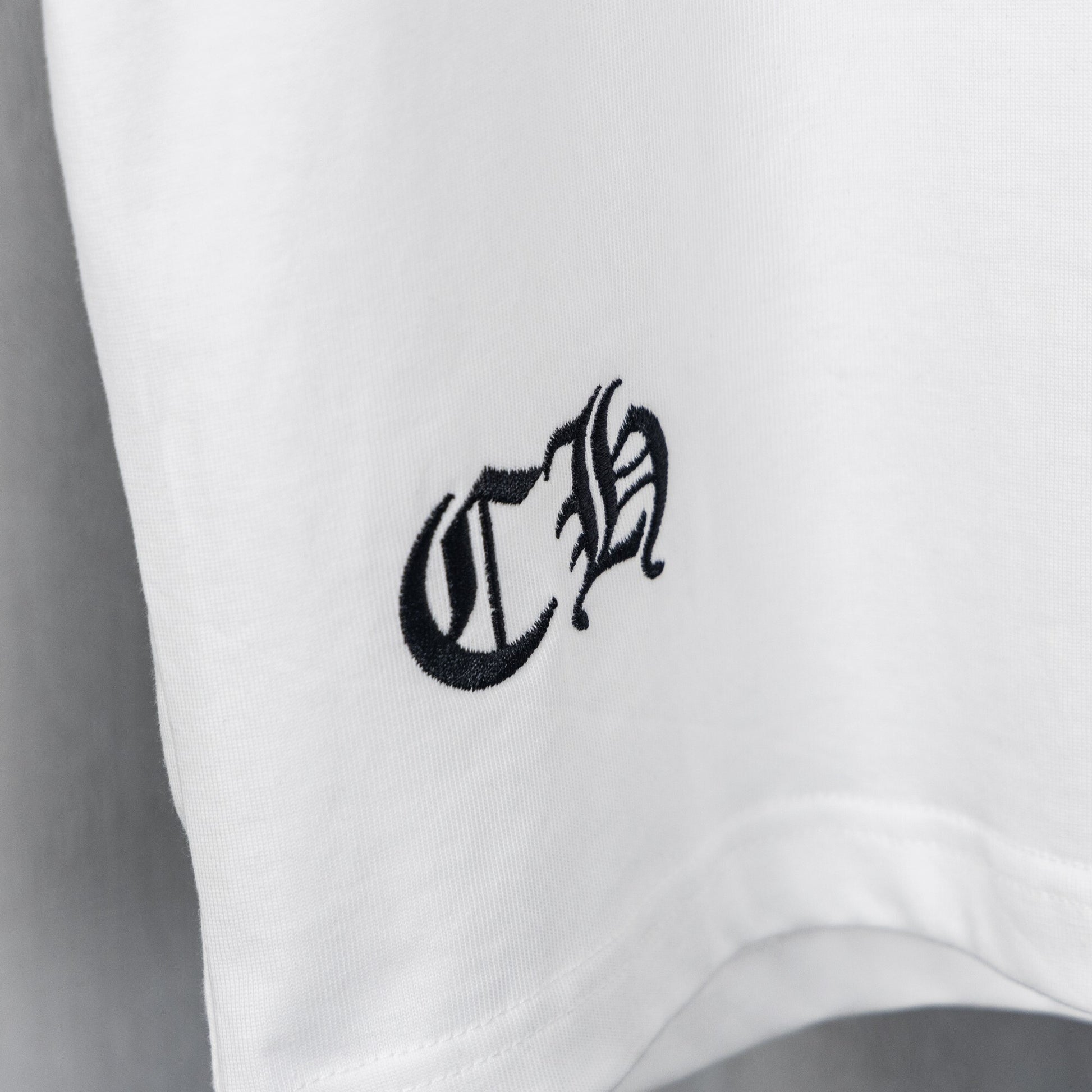 White Graphic Horseshoe Graphic  T-Shirt