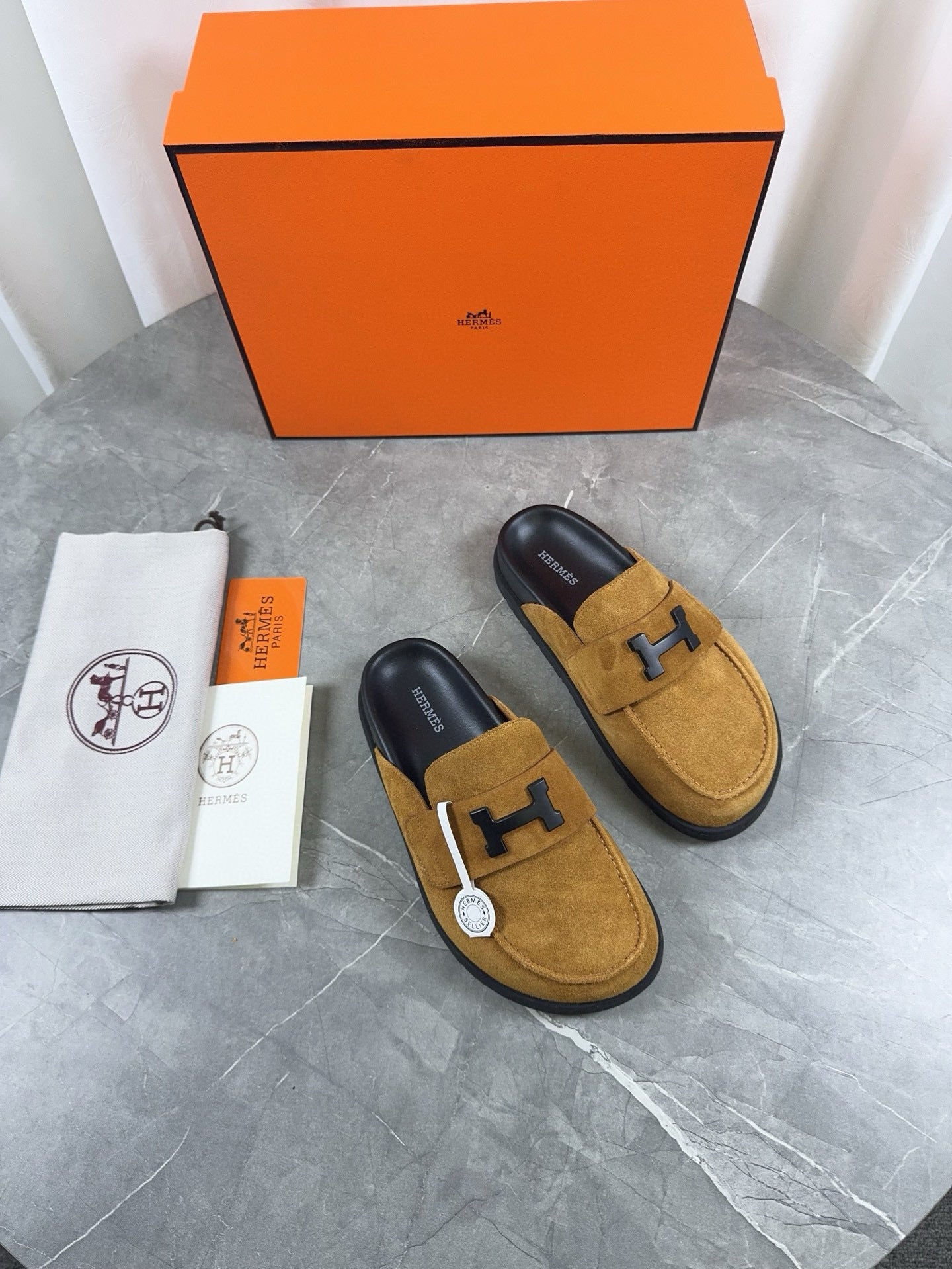 Suede Mule Loafers for Men – Luxury Slip-On Shoes Available in 8 Colors