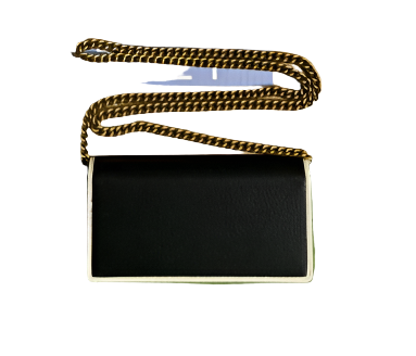 Adidas x Gucci 621892 wallet with chain Black and white leather - TruVybe Essentials