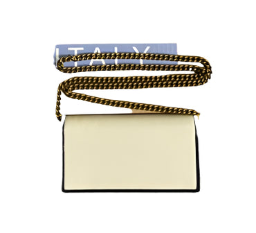 Adidas x Gucci  621892 wallet with chain Off-white and black leather - TruVybe Essentials