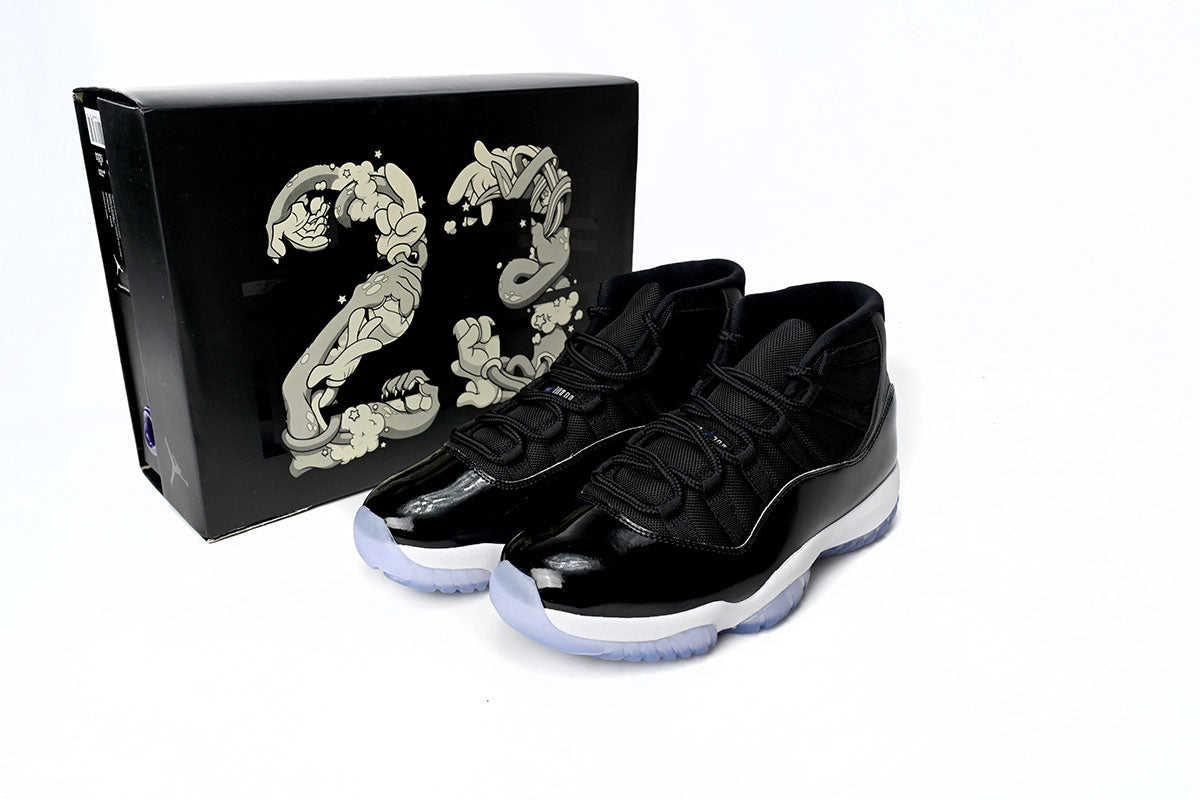 Air Jordan 11 Retro  "Space Jam" 378037-00 Black/Dark Concord-White. - TruVybe Essentials