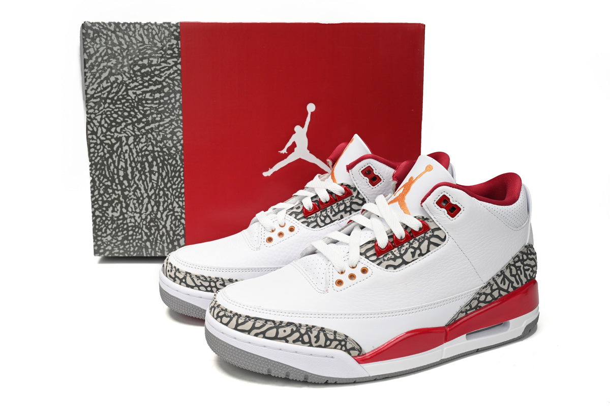 Air Jordan 3  retro Cardinal Red - TruVybe Essentials