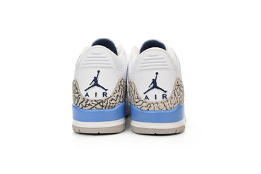 Air Jordan 3 Retro UNC (2020) | White & Carolina Blue OG Sneaker - TruVybe Essentials