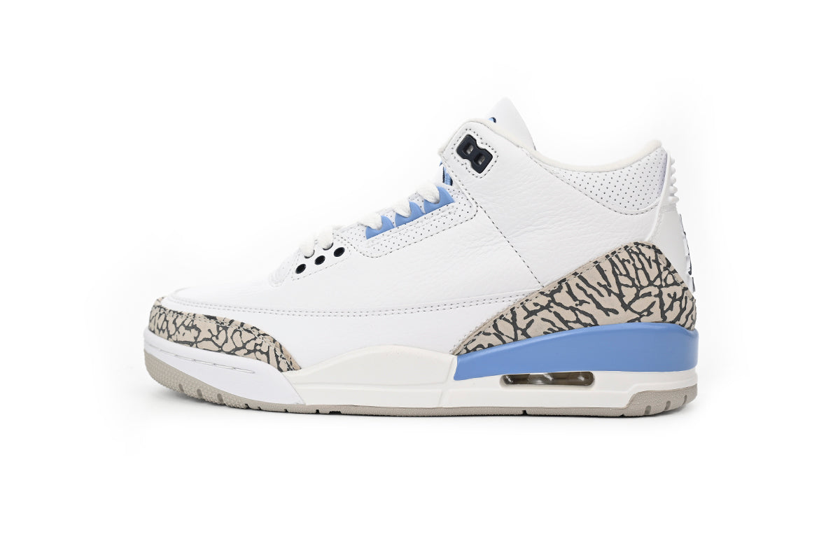 Air Jordan 3 Retro UNC (2020) | White & Carolina Blue OG Sneaker - TruVybe Essentials