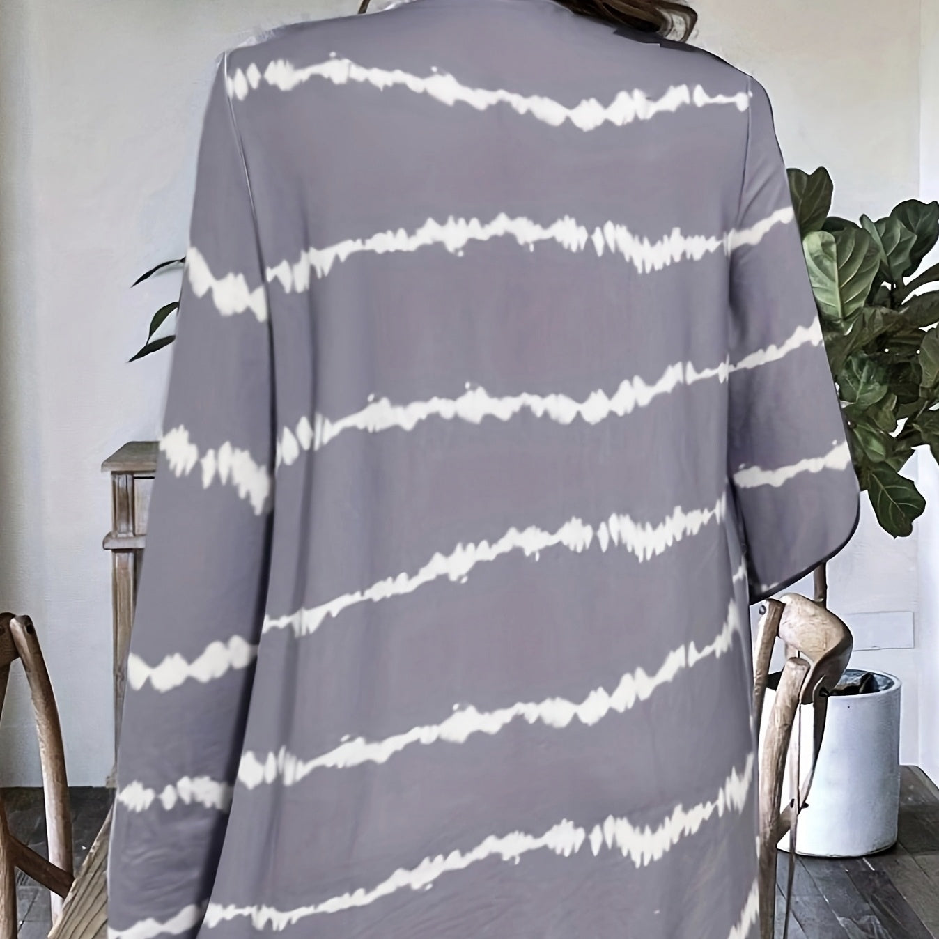 Women’s Printed Open Jacket