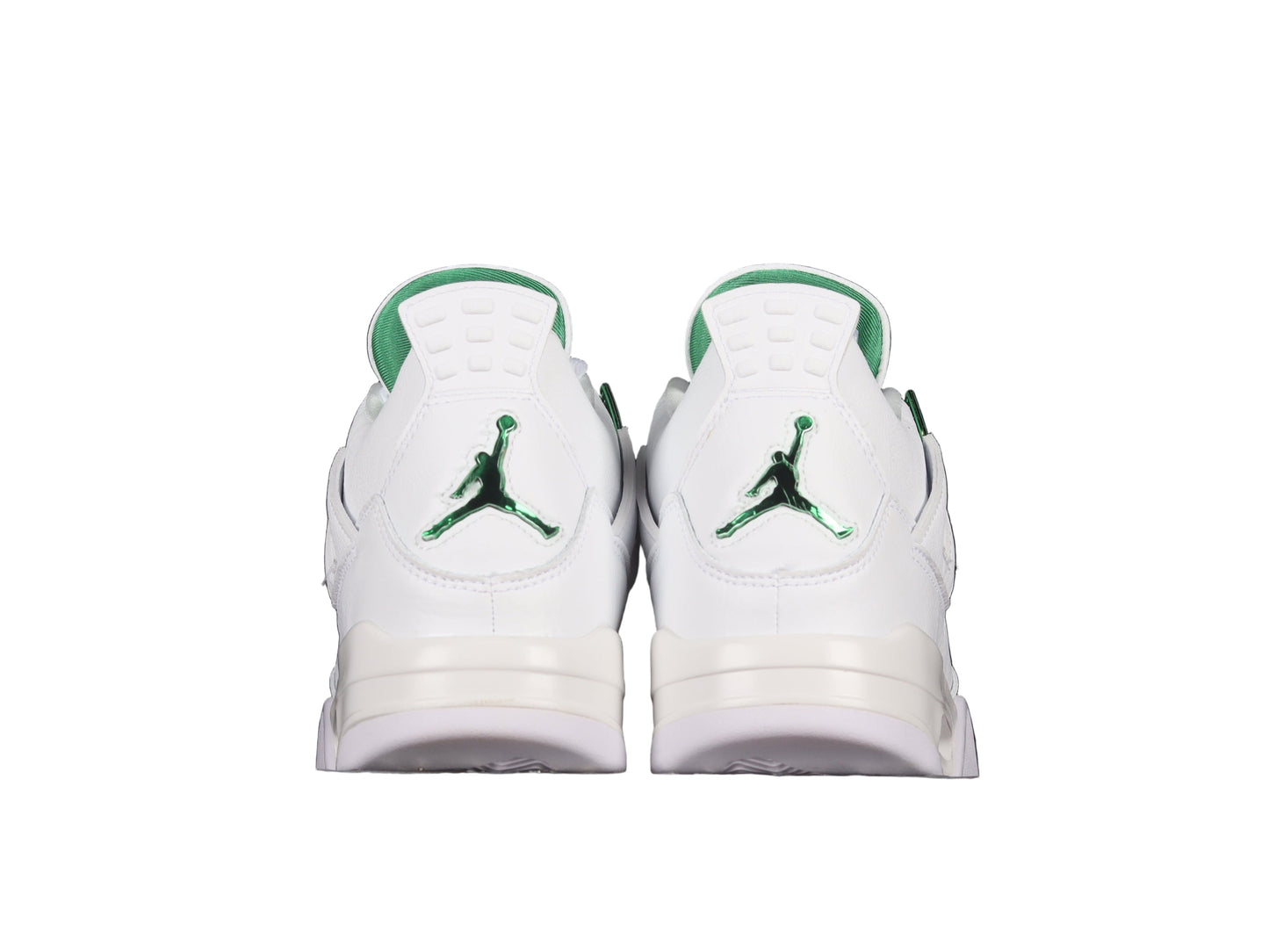 “Metallic Green Retro Sneaker – Style 408452-113 White & Emerald Accents”