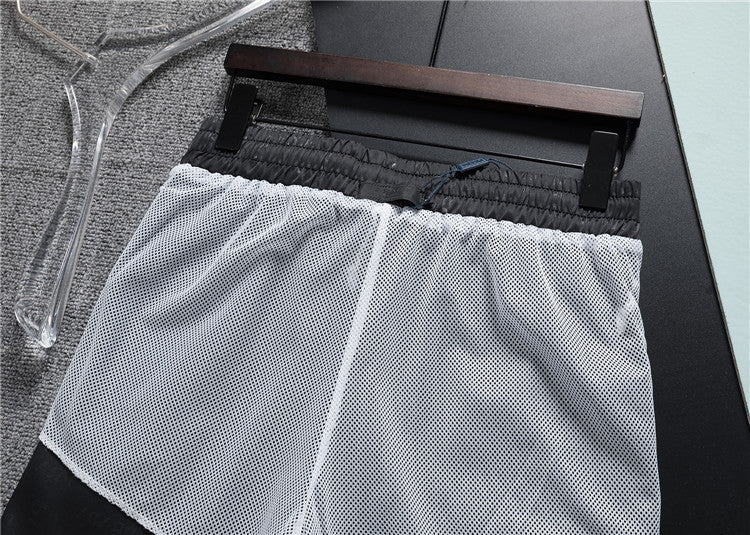 Premium Black Drawstring Shorts with Side Stripe Detail