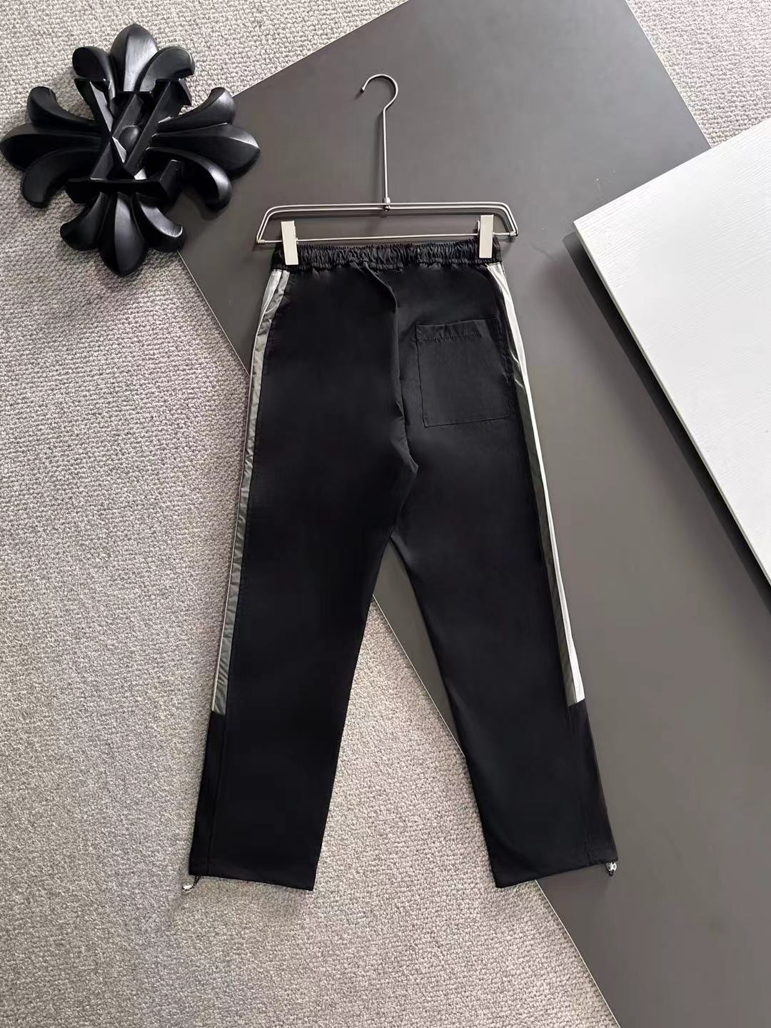 back p Black Hooded Anorak Jacket & Track Pants Set