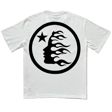 Sport Gel Graphic T-Shirt White & Red – Vintage Streetwear Tee