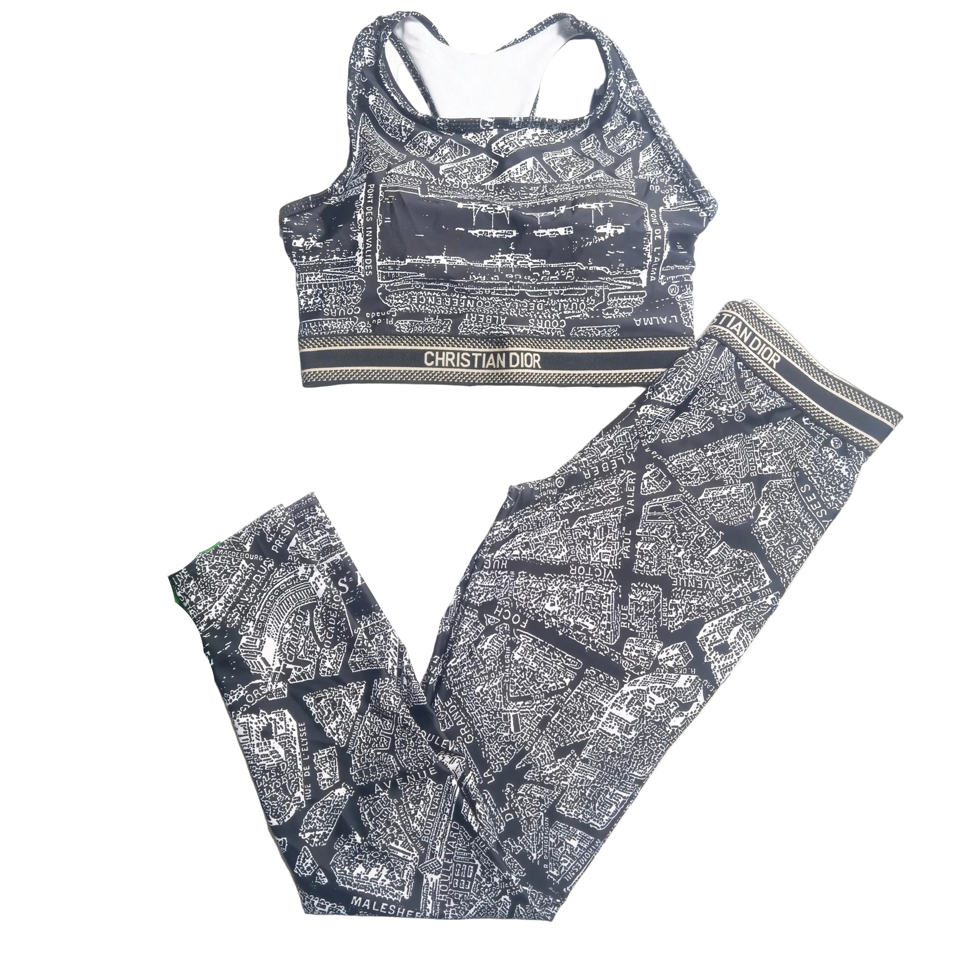 black_and_white_two-piece_activewear_set_featuring_a_bold_all-over_map-style_print._I dark front