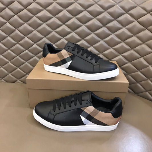 Burberry Low Top Black/Beige Sneaker - TruVybe Essentials