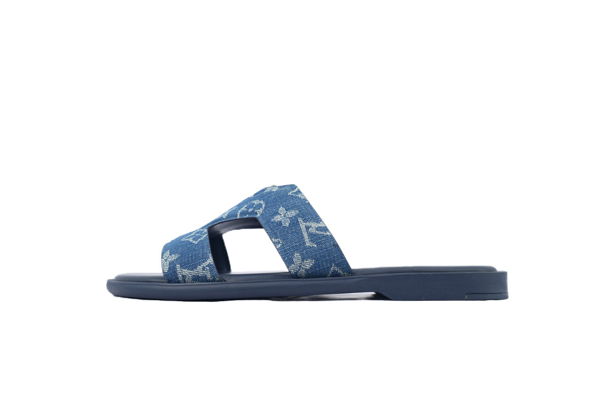 Louis Vuitton Oasis Mule Blue Denim Slide – Casual Cool with a Luxe Twist