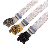 Versace La Medusa  Reversible Leather Belt - TruVybe Essentials