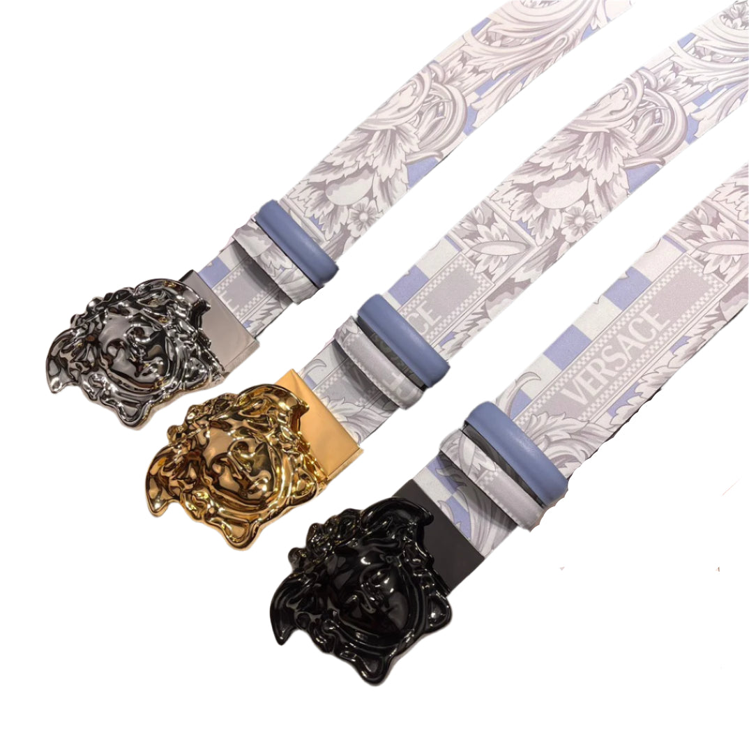 Versace La Medusa  Reversible Leather Belt - TruVybe Essentials