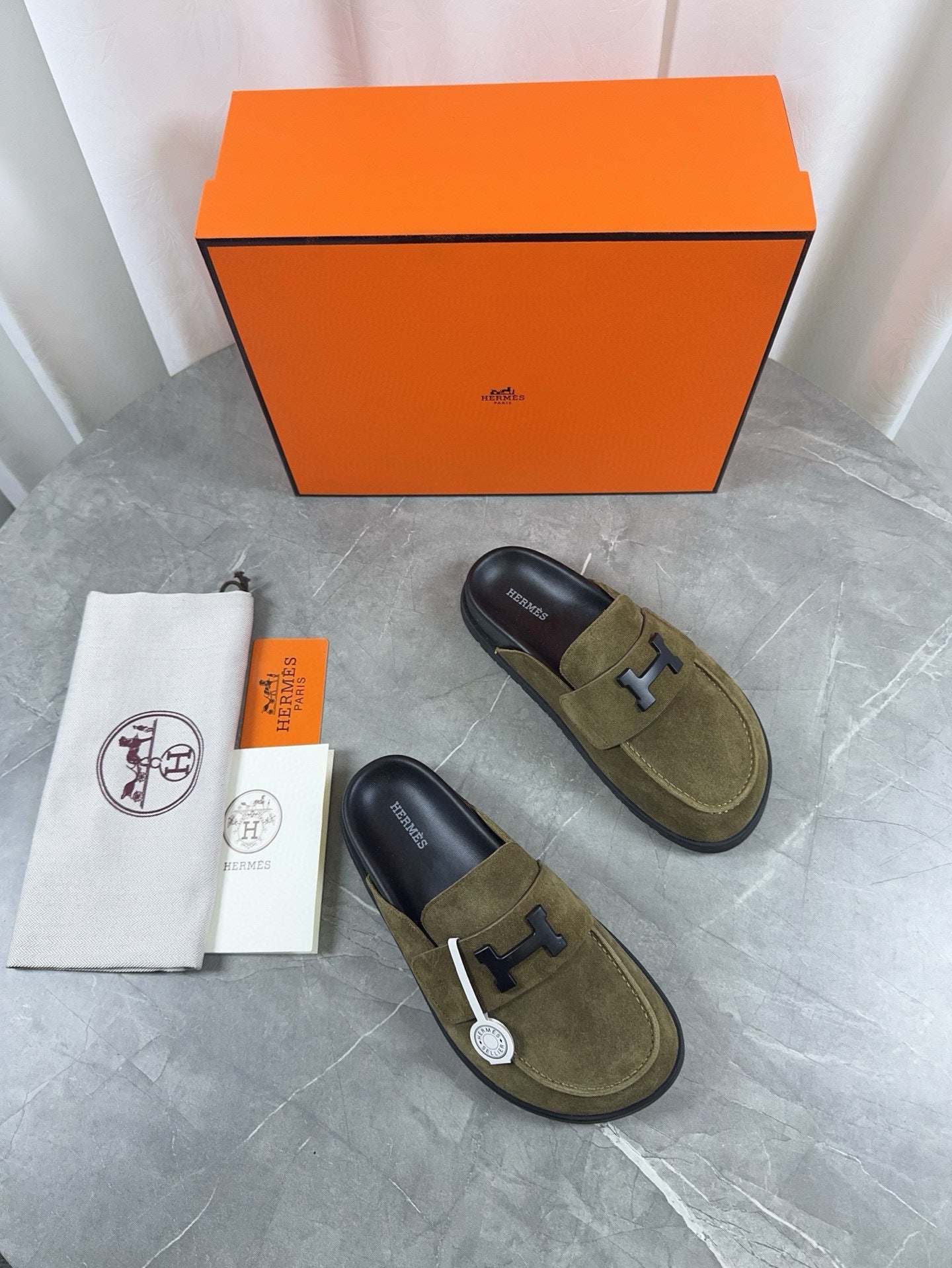 Suede Mule Loafers for Men – Luxury Slip-On Shoes Available in 8 Colors