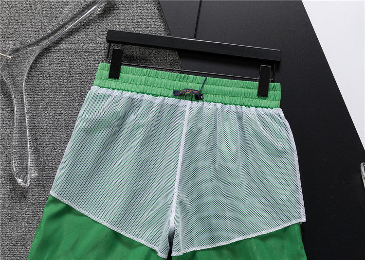 Premium  Monogram-Inspired Swim Shorts