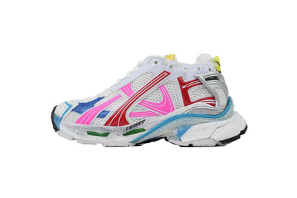 772774 W3RBW 9645 Luxury Runner Sneaker – White Multi-Color Edition - TruVybe Essentials