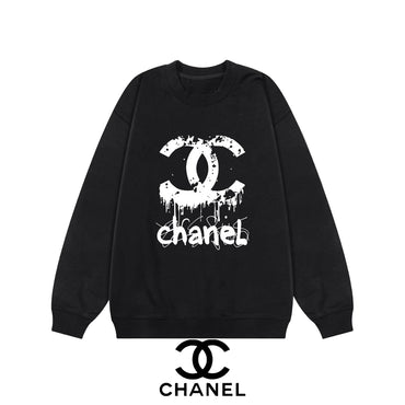 Black sweatshirt with whitegraphic