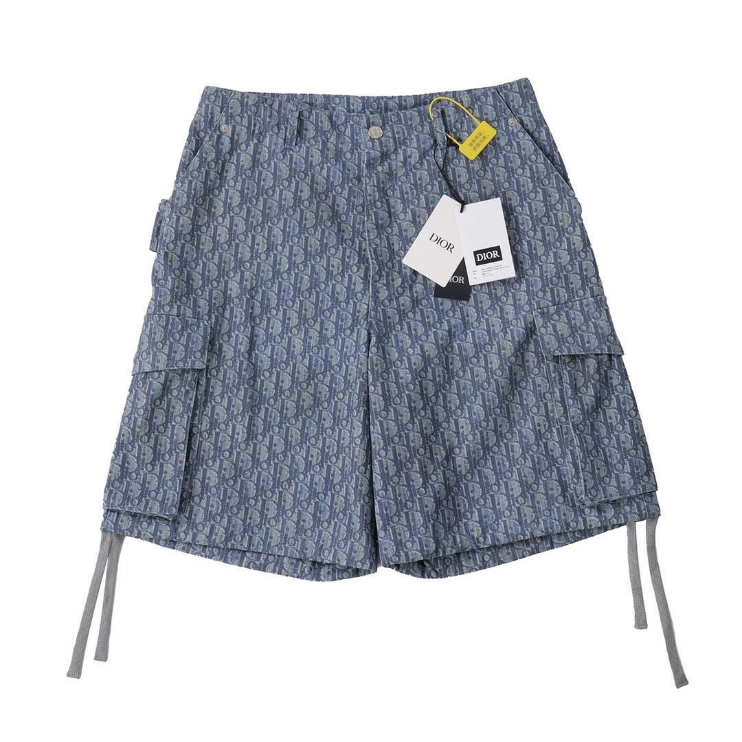 Monogram Cargo Shorts
