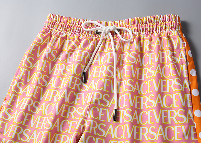 Drawstring Elastic Shorts all over logo – Luxury Comfort & Iconic Style