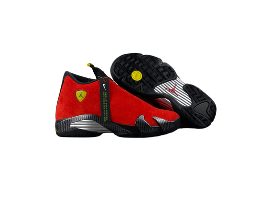 Jordan 14 Retro "Challenge Red" – Bold, Sport-Inspired Style.